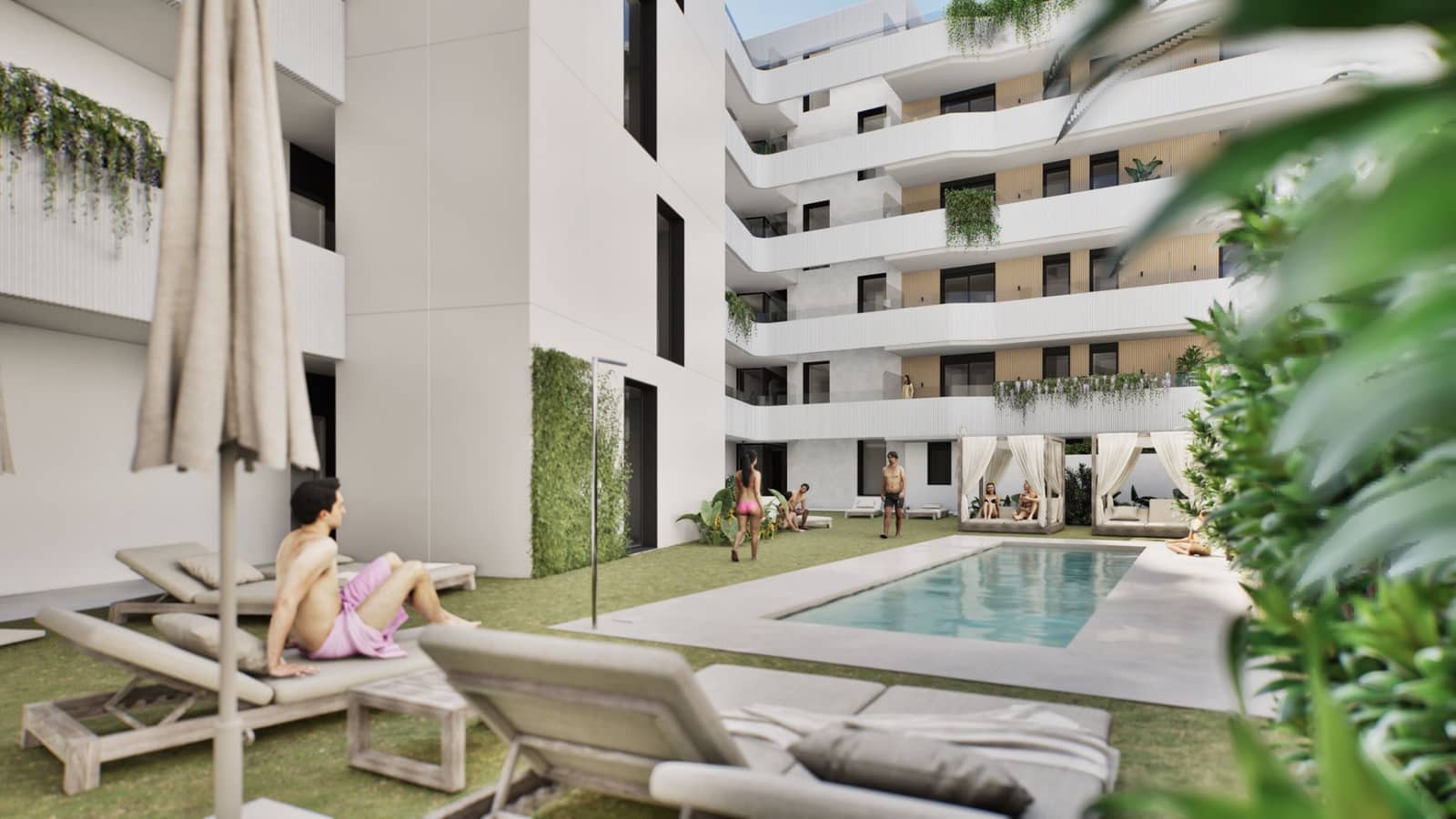 3 soveværelse Lejlighed til salg i Mijas Costa med swimmingpool garage - € 634.000 (Ref: 9848496)