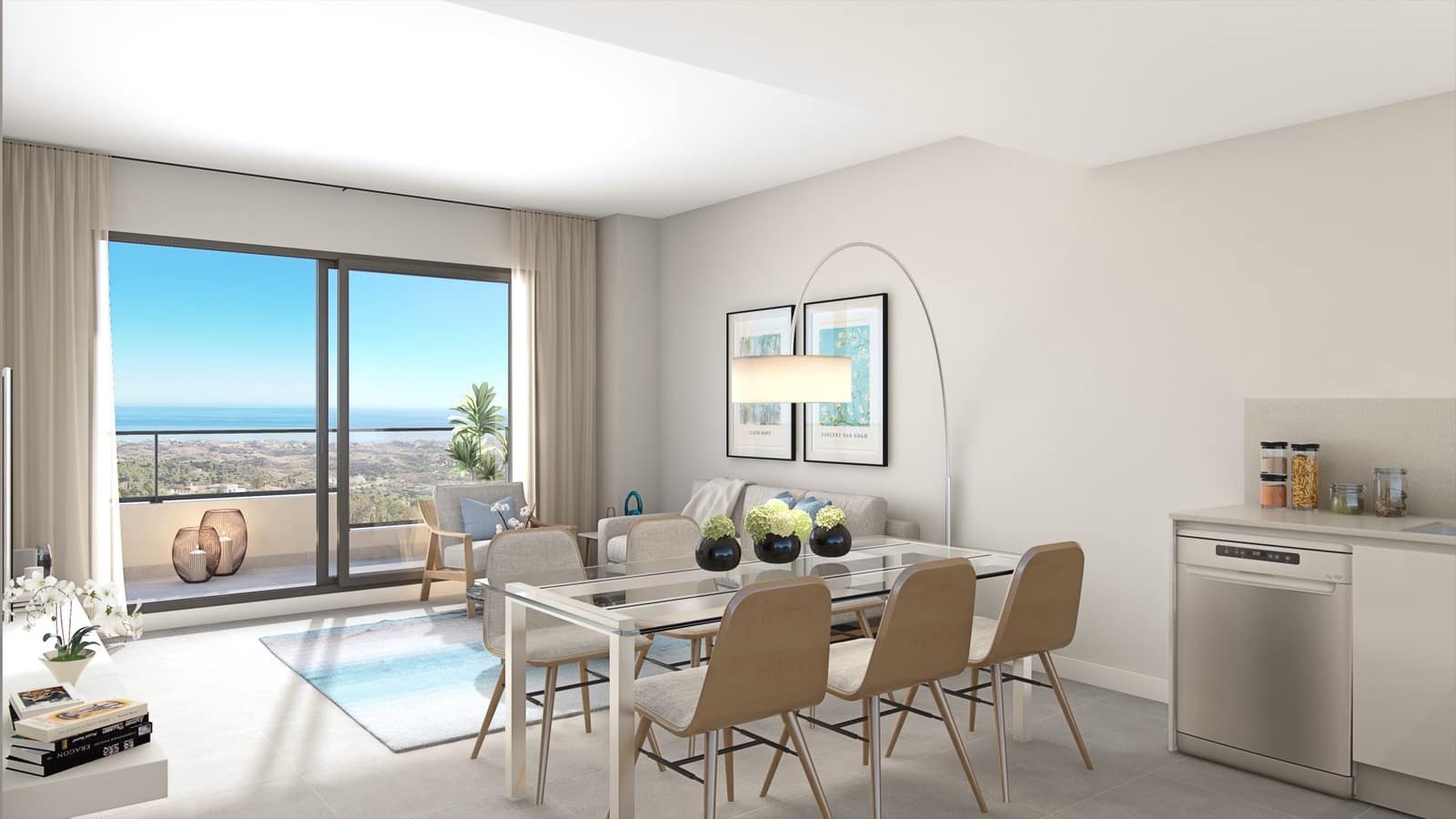 2 quarto Apartamento para venda em Mijas com piscina garagem - 365 000 € (Ref: 9848523)