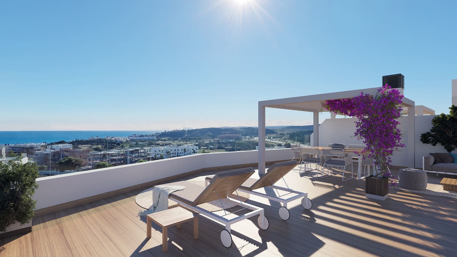 3 soverom Penthouse til salgs i Estepona med svømmebasseng garasje - € 710 000 (Ref: 9848591)