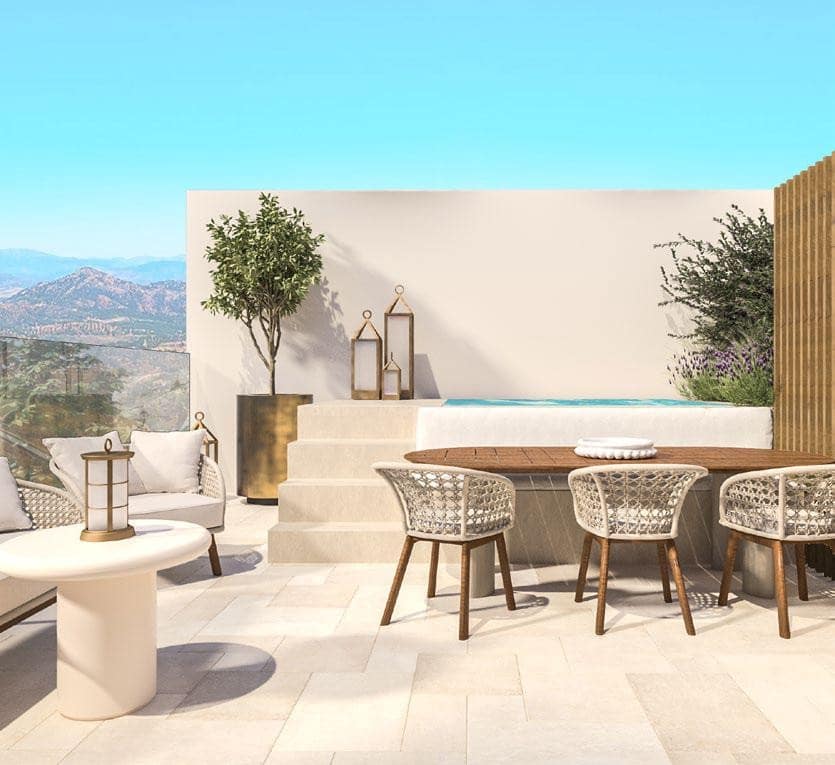 3 soveværelse Byhus til salg i Guaro med swimmingpool garage - € 725.000 (Ref: 9848861)