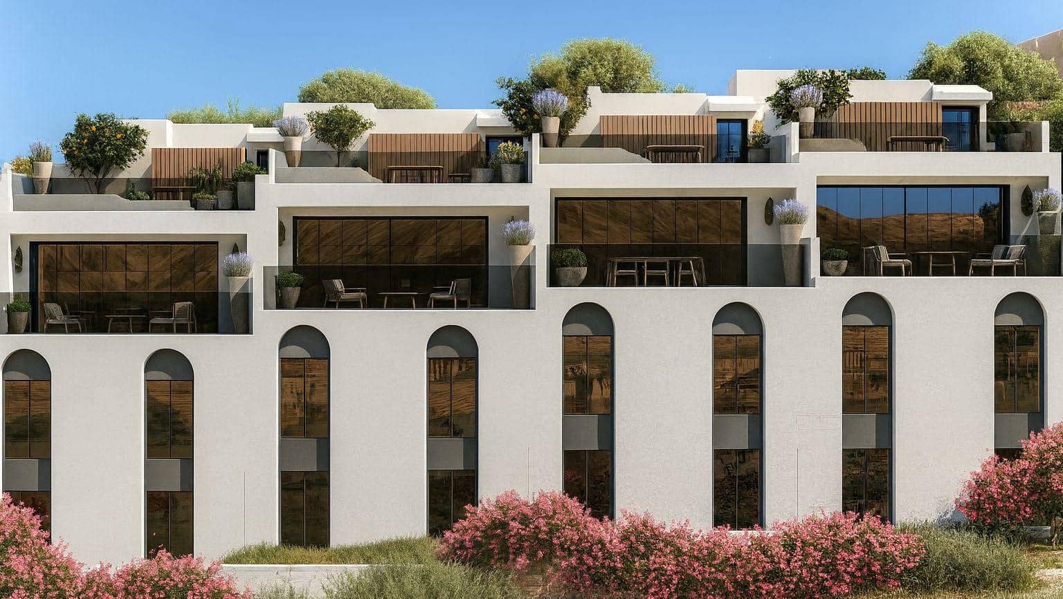 3 soveværelse Byhus til salg i Guaro med swimmingpool garage - € 725.000 (Ref: 9848861)
