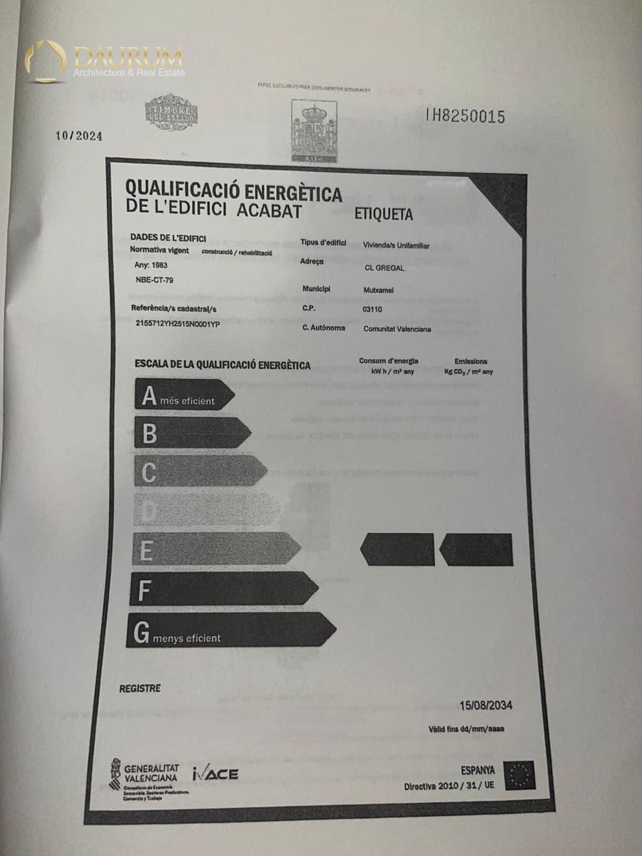 3 quarto Moradia para venda em Muchamiel / Mutxamel com piscina garagem - 325 000 € (Ref: 9345391)