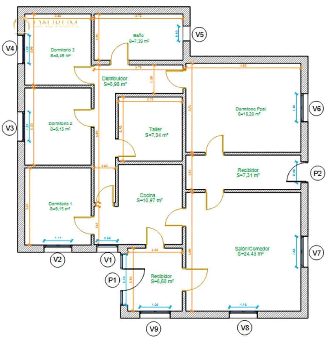 5 bedroom Villa for sale in Agost with pool garage - € 240,000 (Ref: 9345410)