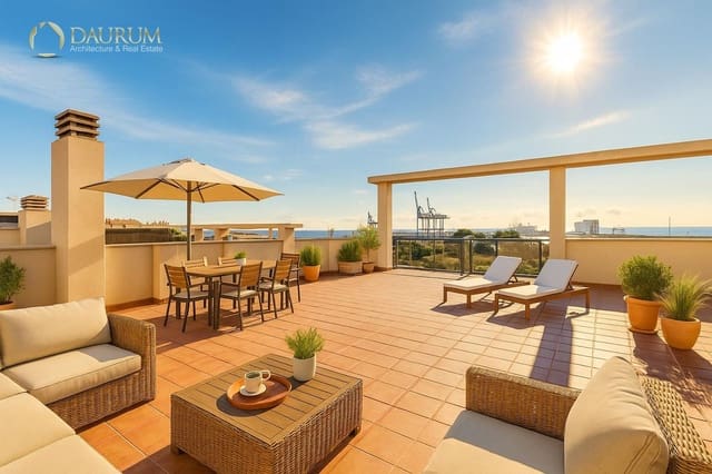 2 soverom Penthouse til leie i Babel, Alicante by med svømmebasseng garasje - € 1 600 (Ref: 9373679)