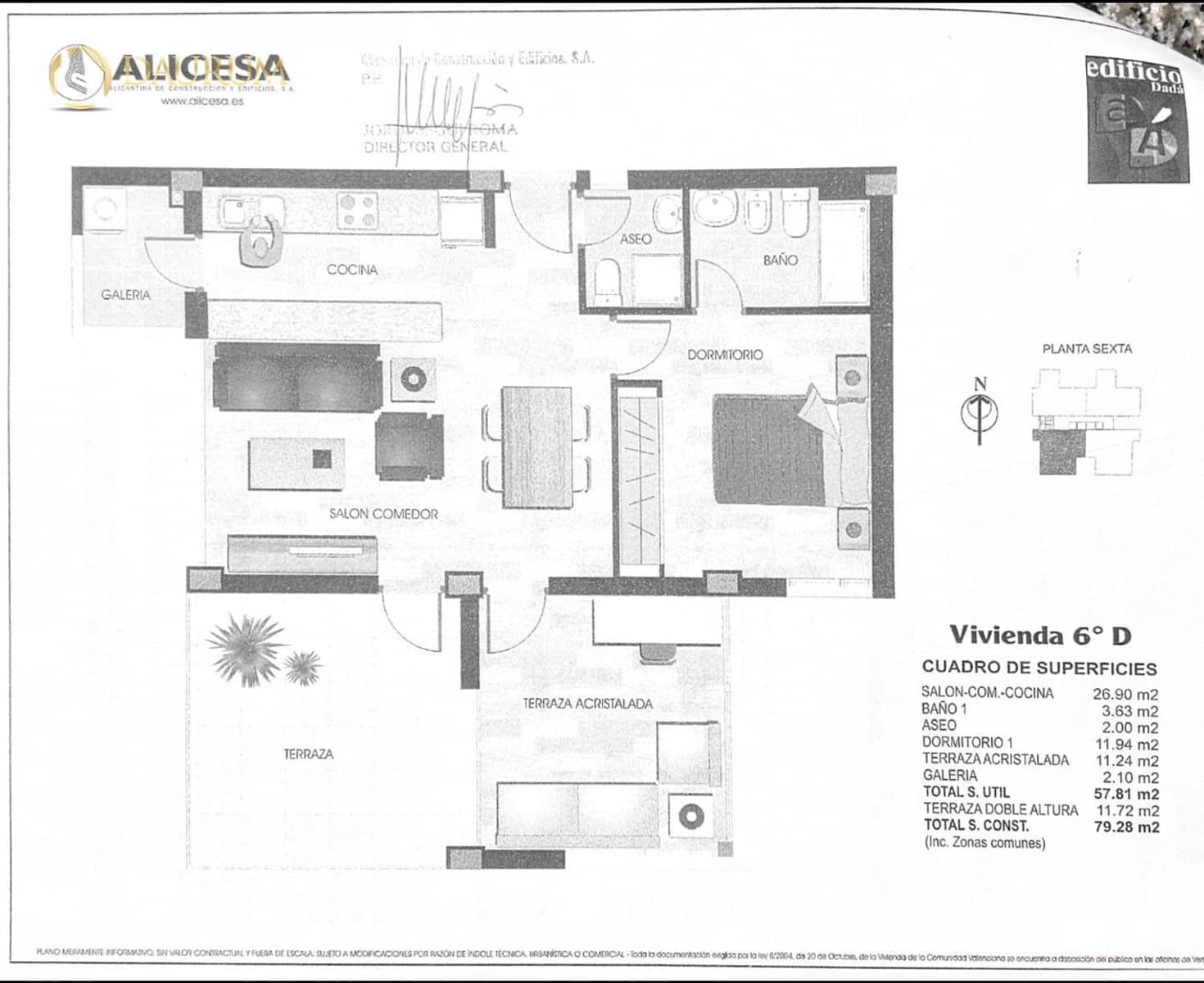 2 soverom Leilighet til salgs i Alicante by med svømmebasseng garasje - € 295 000 (Ref: 9563892)