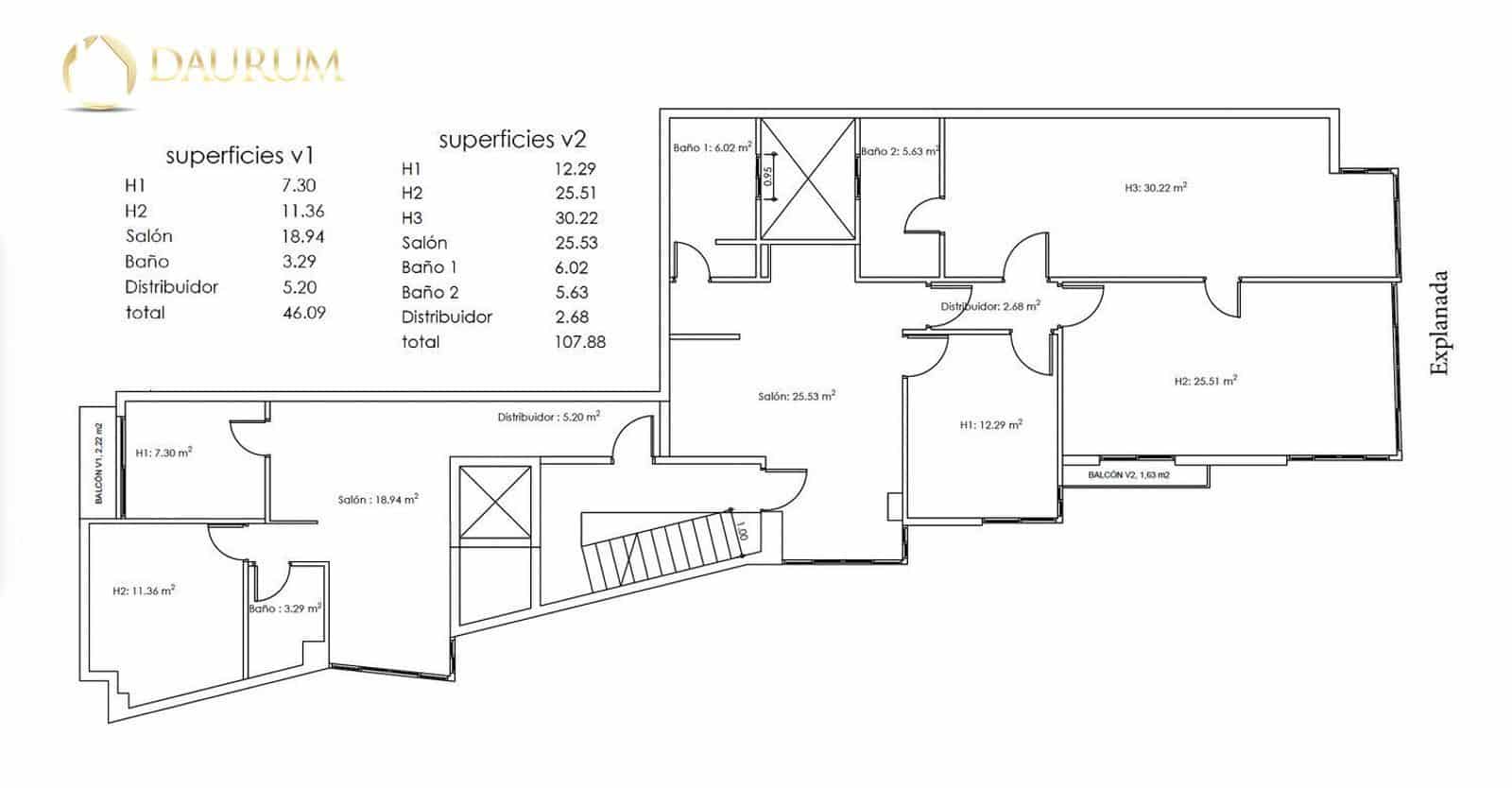 6 Zimmer Wohnung zu verkaufen in Alicante / Alacant Stadt - 1.100.000 € (Ref: 9649943)