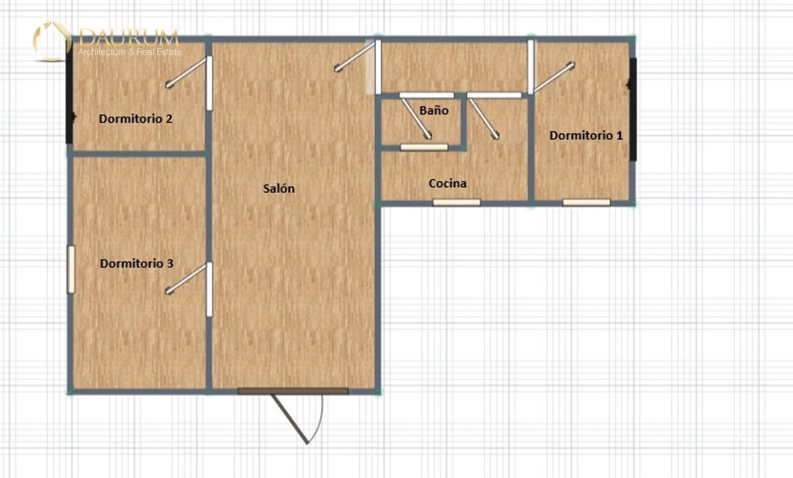 3 slaapkamer Flat te koop in Elche / Elx - € 145.000 (Ref: 9679323)