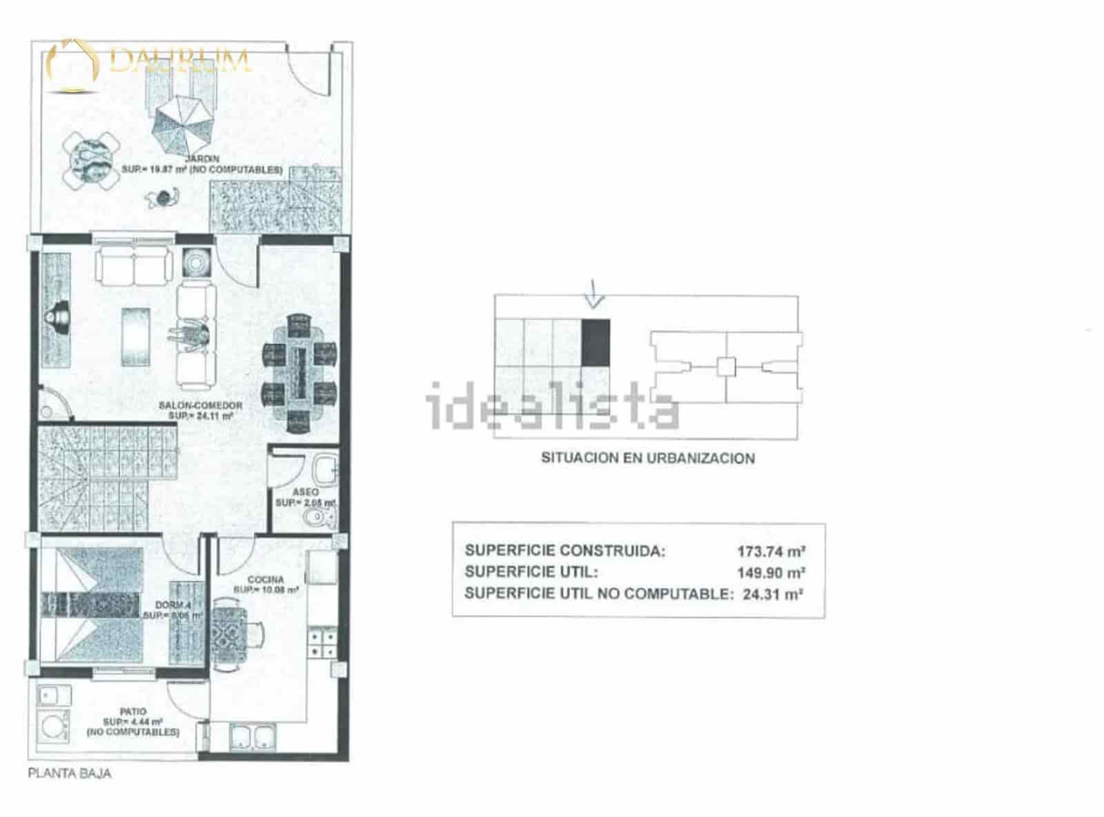 4 bedroom Townhouse for sale in Elche / Elx with pool garage - € 425,000 (Ref: 9914902)