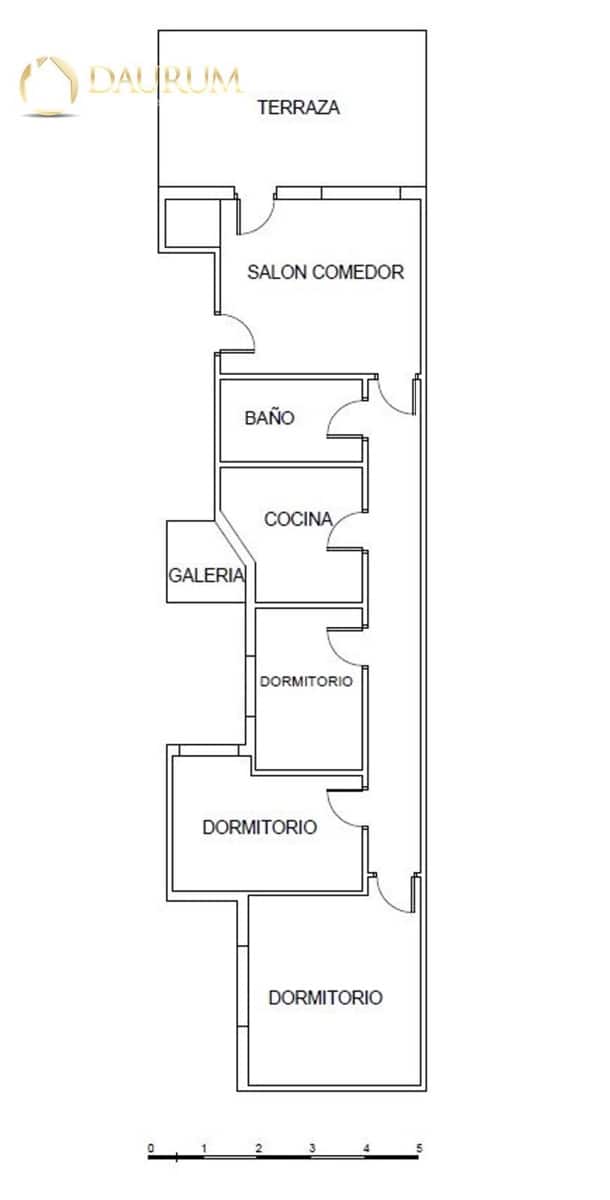 3 slaapkamer Penthouse te koop in Alicante stad - € 160.000 (Ref: 9937051)