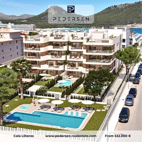 2 soveværelse Lejlighed til salg i Cala Ratjada, Capdepera med swimmingpool garage - € 532.000 (Ref: 9301412)
