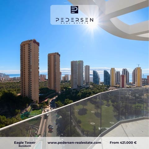 2 soverom Leilighet til salgs i Benidorm med svømmebasseng garasje - € 428 000 (Ref: 9308727)