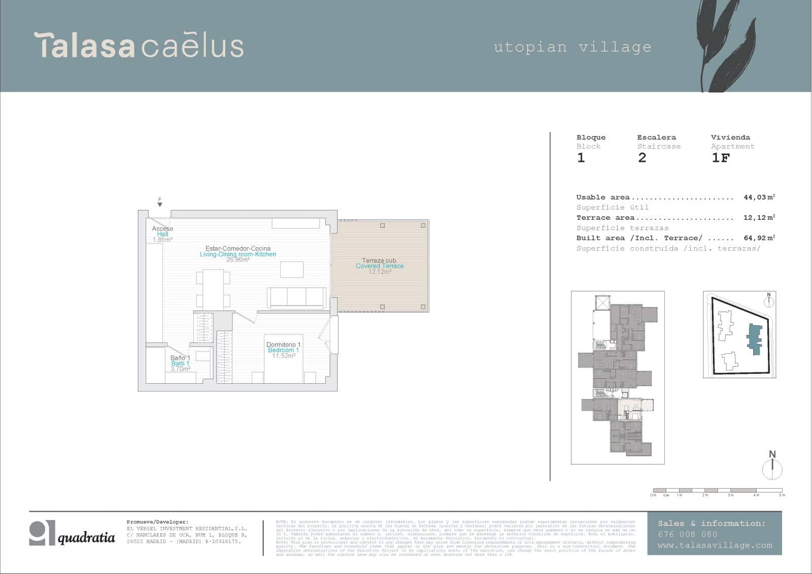 1 camera da letto Appartamento in vendita in Denia con piscina garage - 212.000 € (Rif: 8850592)