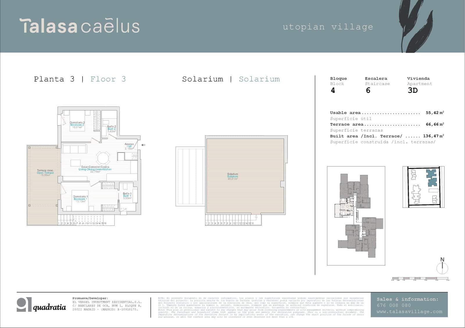 2 chambre Penthouse à vendre à Denia avec piscine garage - 366 000 € (Ref: 8850595)