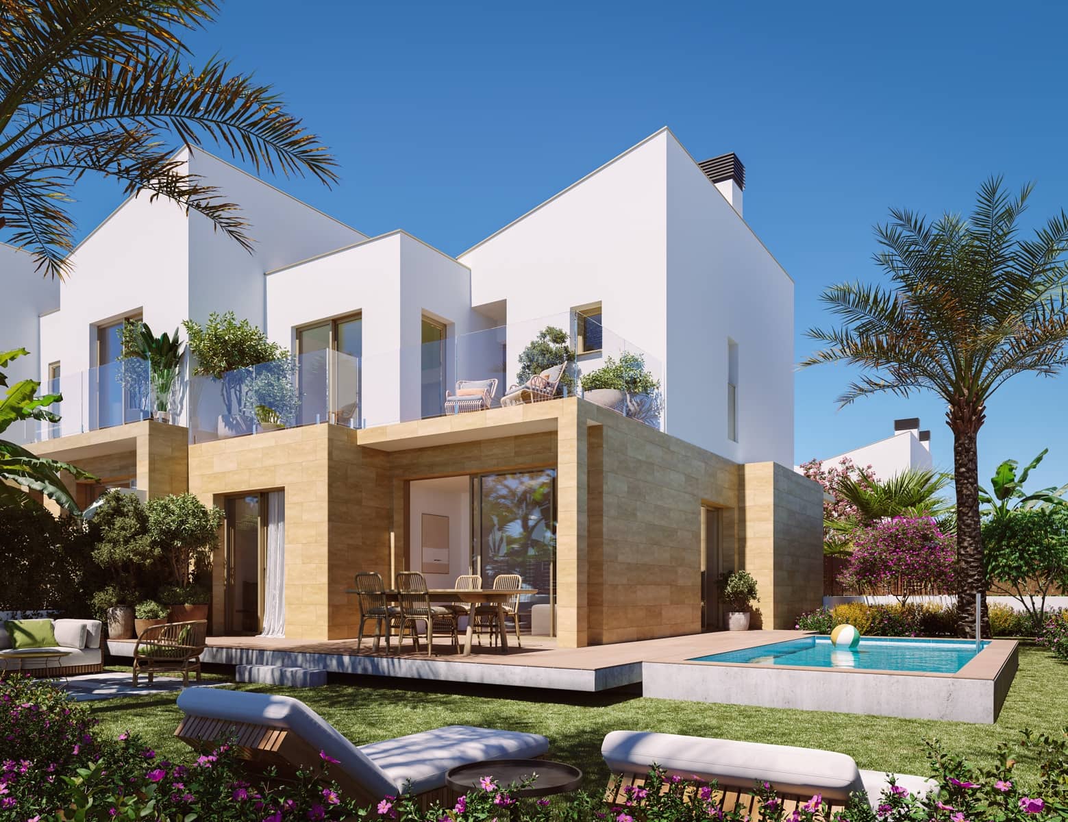 2 bedroom Townhouse for sale in El Vergel / Verger with pool garage - € 362,000 (Ref: 8850600)