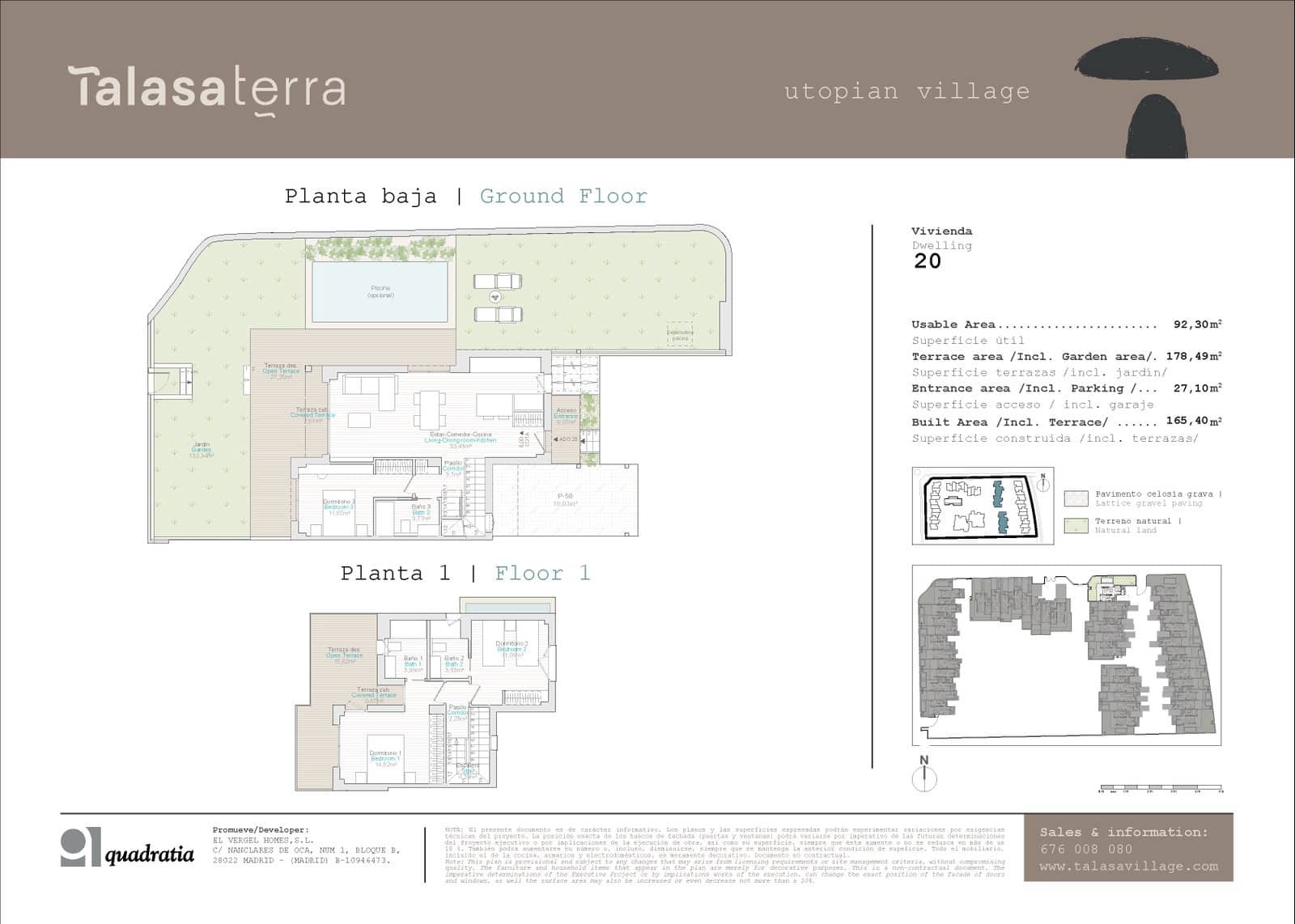 3 soveværelse Byhus til salg i El Vergel / Verger med swimmingpool garage - € 570.000 (Ref: 8853478)