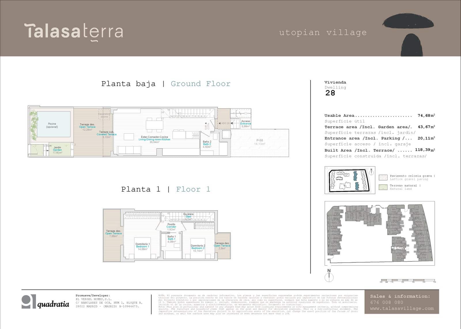 2 Zimmer Haus zu verkaufen in El Vergel / Verger mit Pool Garage - 370.000 € (Ref: 8853484)