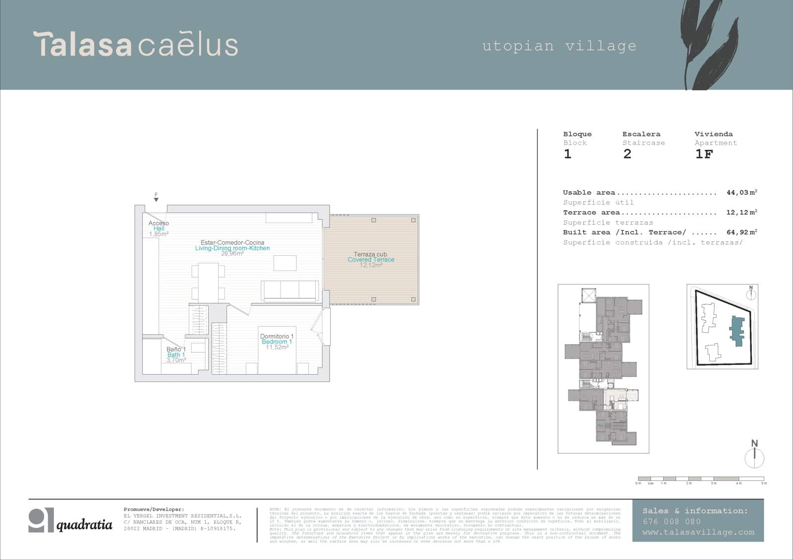1 soveværelse Lejlighed til salg i El Vergel / Verger med swimmingpool garage - € 212.000 (Ref: 8873269)