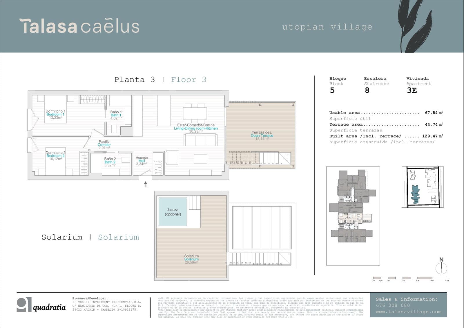 2 slaapkamer Penthouse te koop in El Vergel / Verger met zwembad garage - € 412.500 (Ref: 8873273)