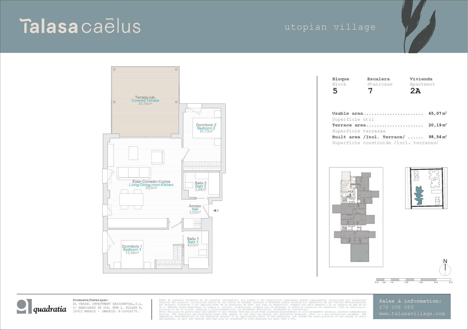 2 sovrum Lägenhet till salu i El Vergel / Verger med pool garage - 335 000 € (Ref: 8873274)