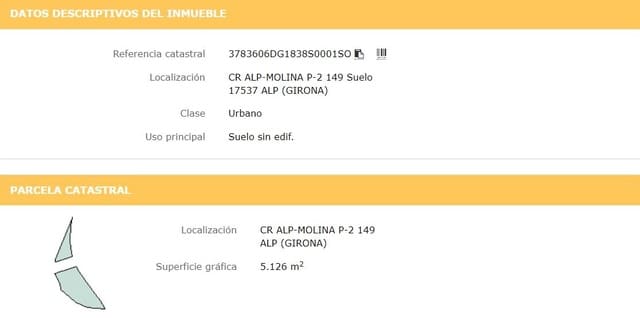 Terrain à Bâtir à vendre à Alp - 202 000 € (Ref: 9308908)