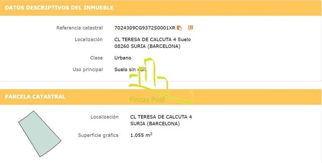 Solar/Parcela en Súria en venta - 17.300 € (Ref: 9308957)