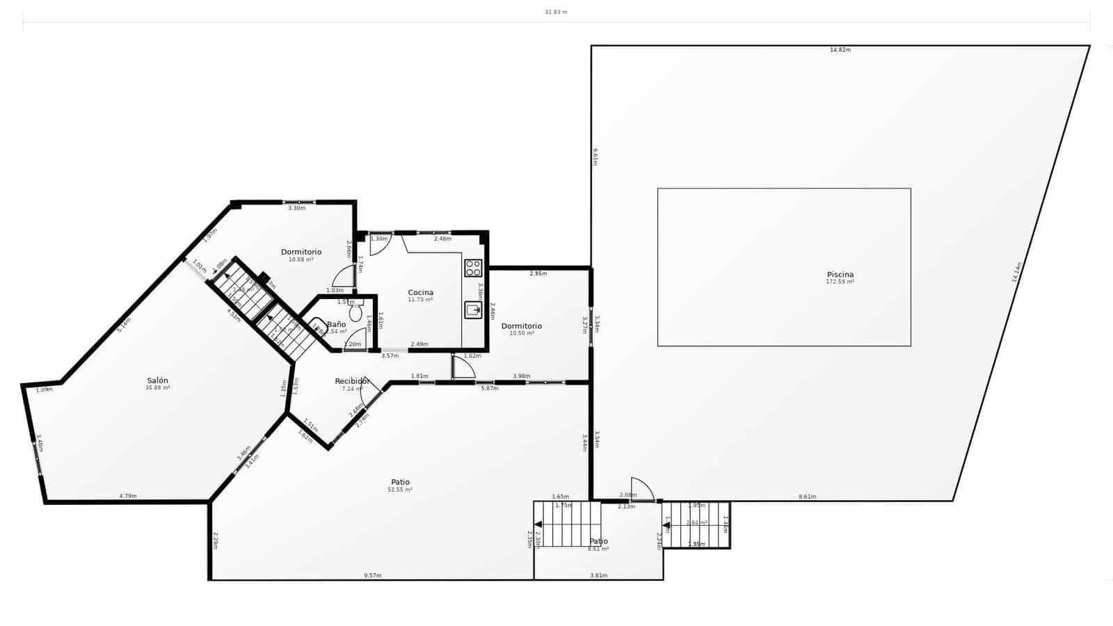 5 soverom Villa til salgs i Mijas med svømmebasseng garasje - € 890 000 (Ref: 9797080)