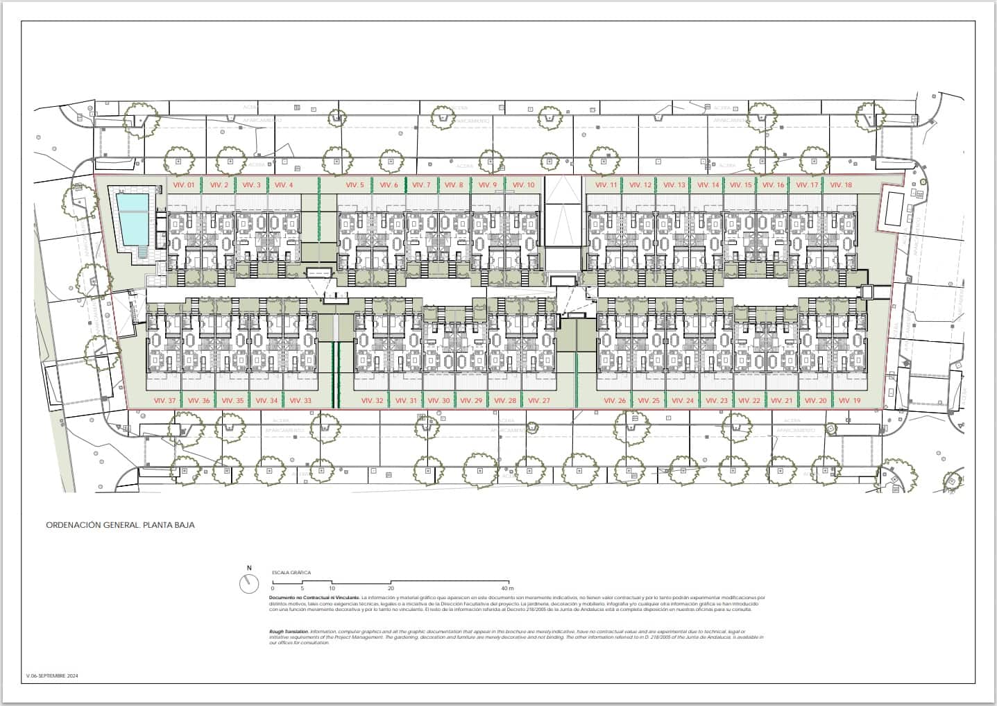 4 sovrum Radhus till salu i Malaga stad med pool garage - 443 000 € (Ref: 9562455)
