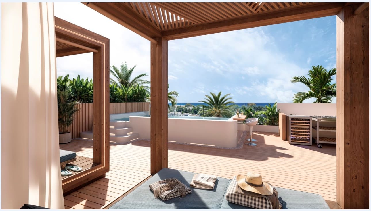 3 soveværelse Strandlejlighed til salg i Marbella med swimmingpool garage - € 707.000 (Ref: 9562468)