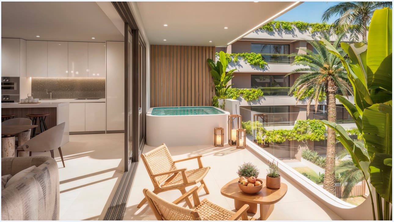 3 soveværelse Strandlejlighed til salg i Marbella med swimmingpool garage - € 707.000 (Ref: 9562468)