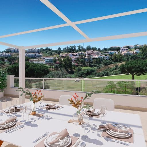 2 makuuhuone Ranta-asunto myytävänä paikassa Mijas mukana uima-altaan - 450 000 € (Ref: 9562477)