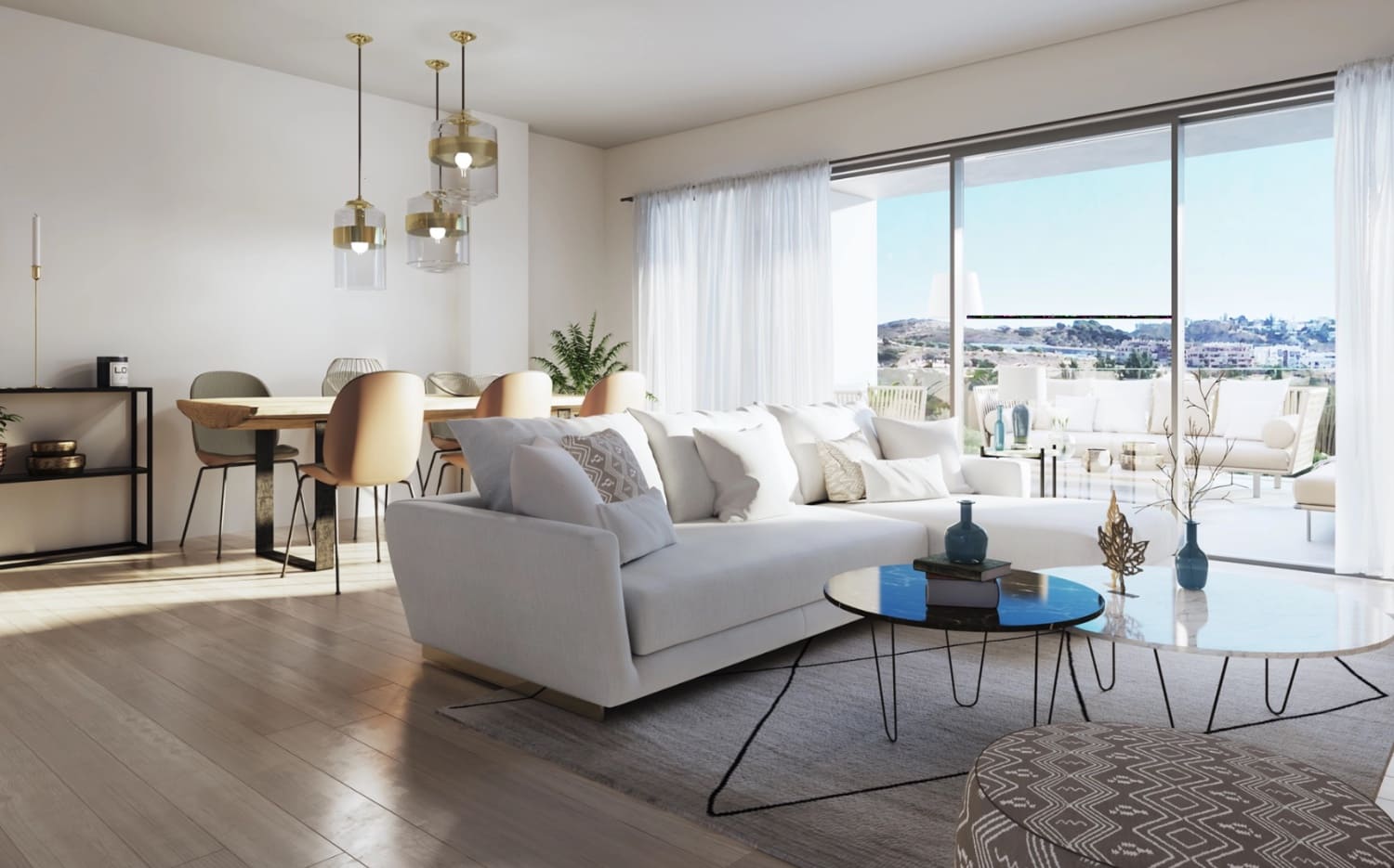 1 soveværelse Strandlejlighed til salg i Mijas med swimmingpool - € 690.000 (Ref: 9562478)