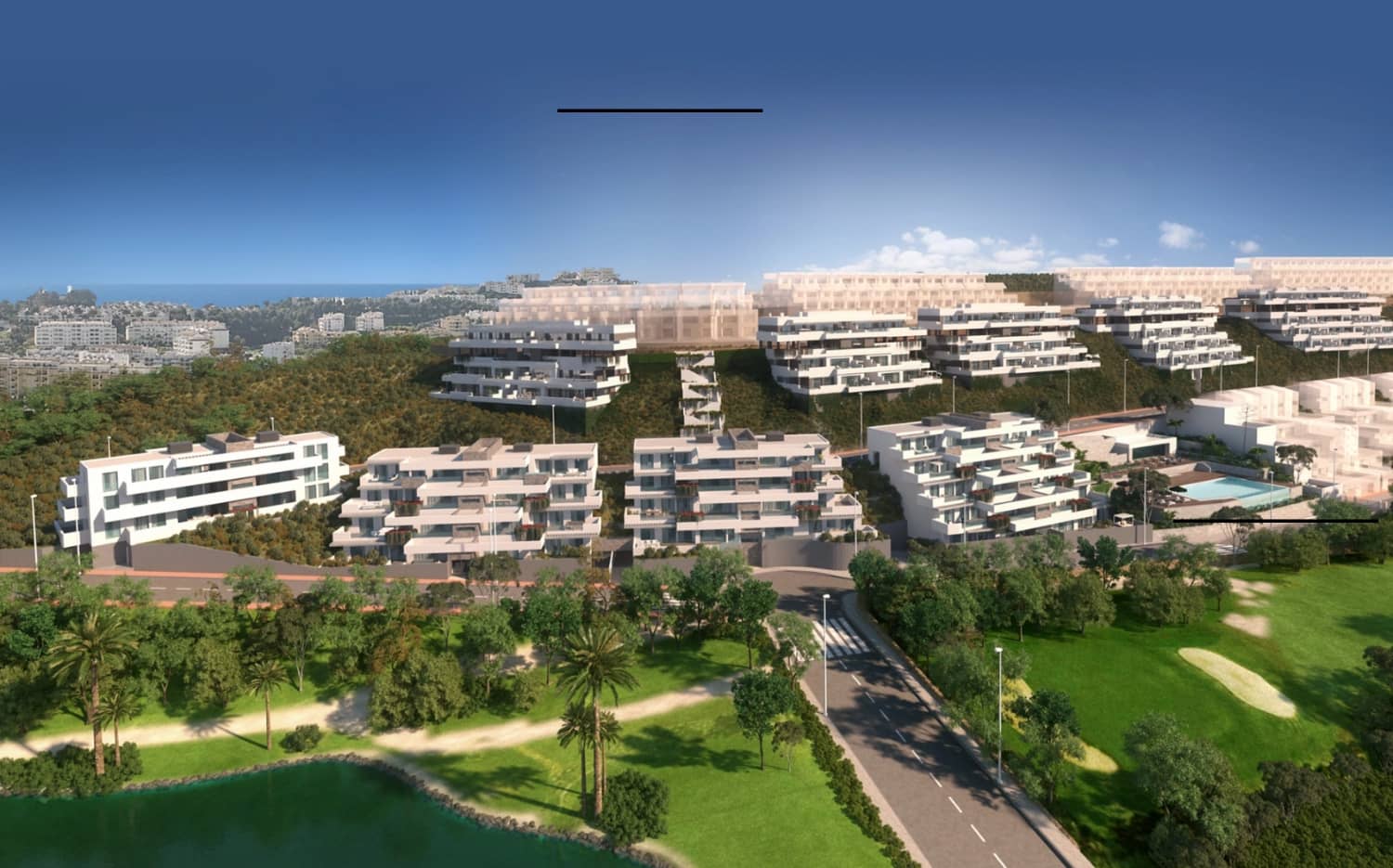 1 soveværelse Strandlejlighed til salg i Mijas med swimmingpool - € 690.000 (Ref: 9562478)