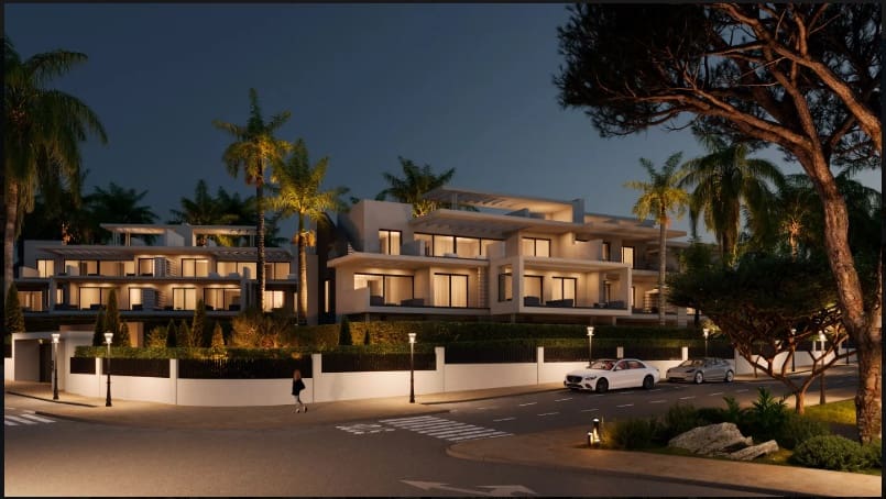 2 soveværelse Strandlejlighed til salg i Estepona med swimmingpool garage - € 495.000 (Ref: 9570942)