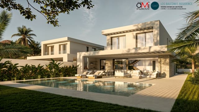 4 makuuhuone Huvila myytävänä paikassa Los Balcones - Los Altos, Torrevieja mukana uima-altaan 
autotalli - 815 000 € (Ref: 8846962)