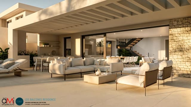 4 makuuhuone Huvila myytävänä paikassa Los Balcones - Los Altos, Torrevieja mukana uima-altaan 
autotalli - 815 000 € (Ref: 8846962)