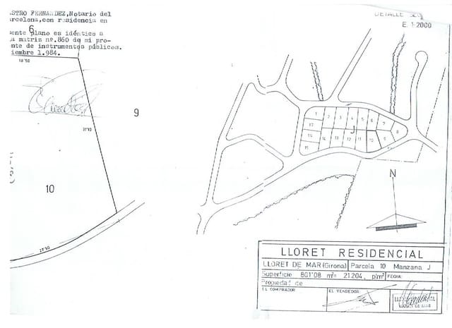 Terreno Não Urbanizado para venda em Lloret de Mar - 80 000 € (Ref: 5456077)