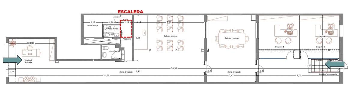 Commercial for rent in Barcelona city - € 5,000 (Ref: 9865746)