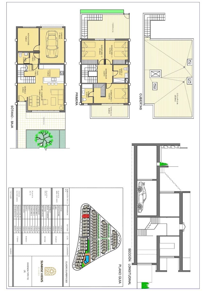 3 makuuhuone Huoneisto myytävänä paikassa Monforte del Cid mukana uima-altaan 
autotalli - 333 500 € (Ref: 9671026)