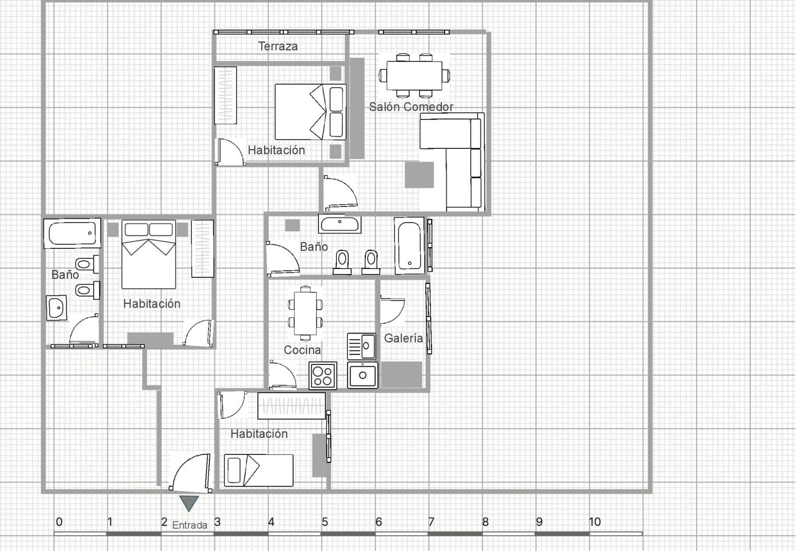 3 makuuhuone Asunto myytävänä paikassa Elche / Elx mukana 
autotalli - 160 000 € (Ref: 9711942)