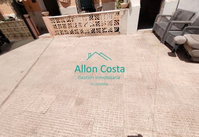 Pareado de 2 habitaciones en La Villajoyosa / Vila Joiosa en venta - 93.000 € (Ref: 10046927)