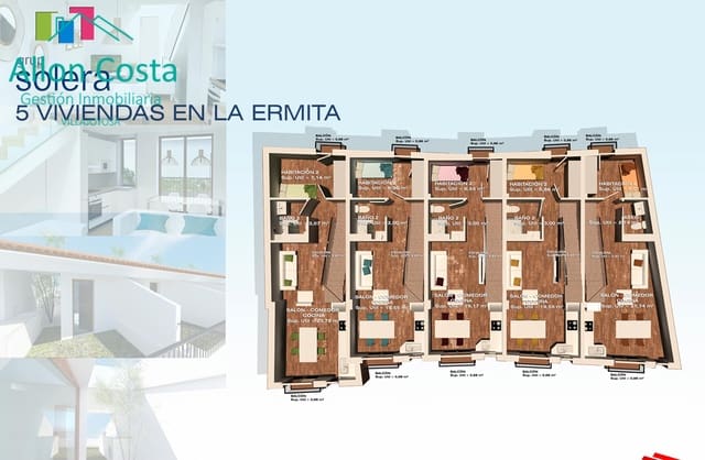 3 camera da letto Villetta Bifamiliare in vendita in La Villajoyosa / Vila Joiosa - 263.620 € (Rif: 9964920)