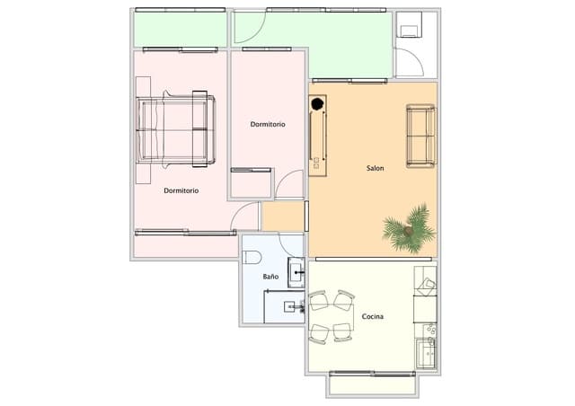 2 sypialnia Apartament na sprzedaż w Buzanada, Arona z garażem - 229 000 € (Ref: 9537237)