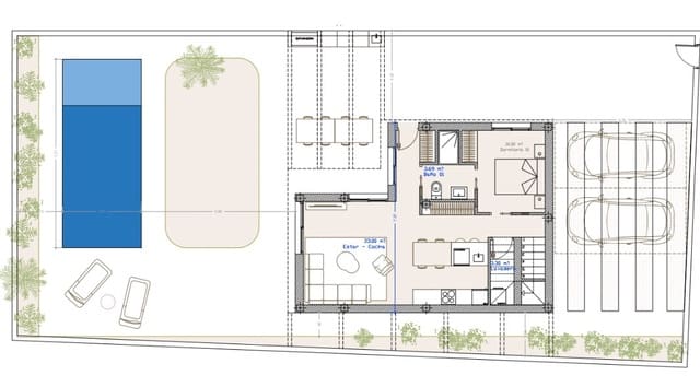 3 camera da letto Villa in vendita in San Pedro del Pinatar con piscina - 499.950 € (Rif: 9324522)