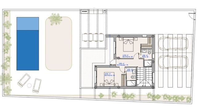 3 camera da letto Villa in vendita in San Pedro del Pinatar con piscina - 499.950 € (Rif: 9324522)