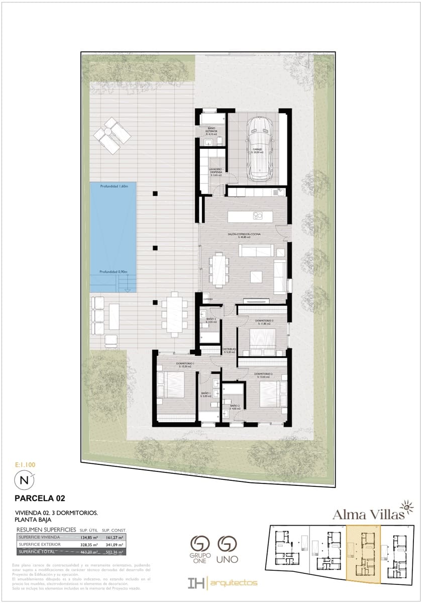 3 Zimmer Villa zu verkaufen in San Pedro del Pinatar mit Pool - 839.950 € (Ref: 9324528)