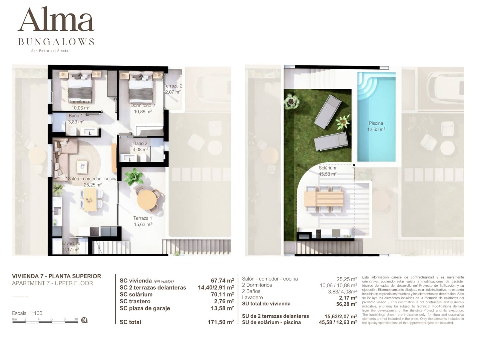 2 quarto Moradia para venda em San Pedro del Pinatar com piscina - 290 900 € (Ref: 9324532)