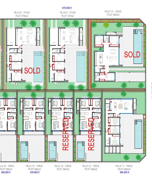 3 slaapkamer Villa te koop in Los Alcazares met zwembad garage - € 489.900 (Ref: 9324547)