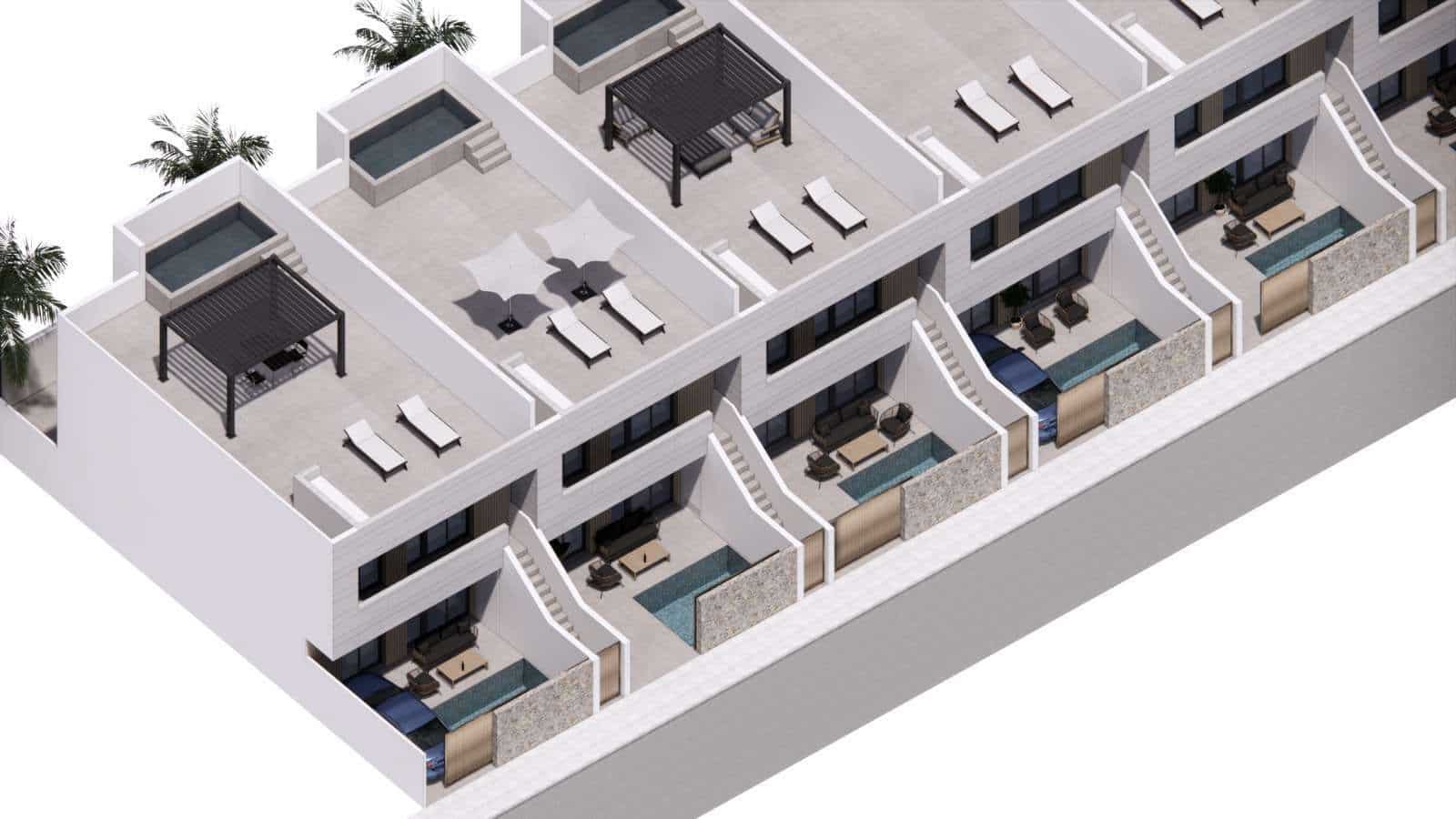 2 Zimmer Apartment zu verkaufen in Santiago de la Ribera mit Pool - 265.000 € (Ref: 9324558)