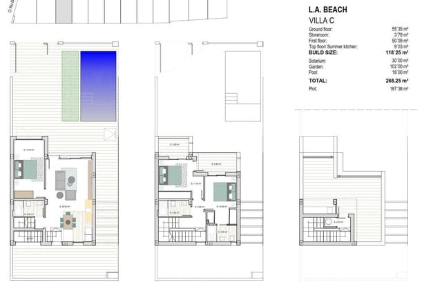 3 camera da letto Villa in vendita in Los Narejos, Los Alcázares con piscina - 589.000 € (Rif: 9324607)