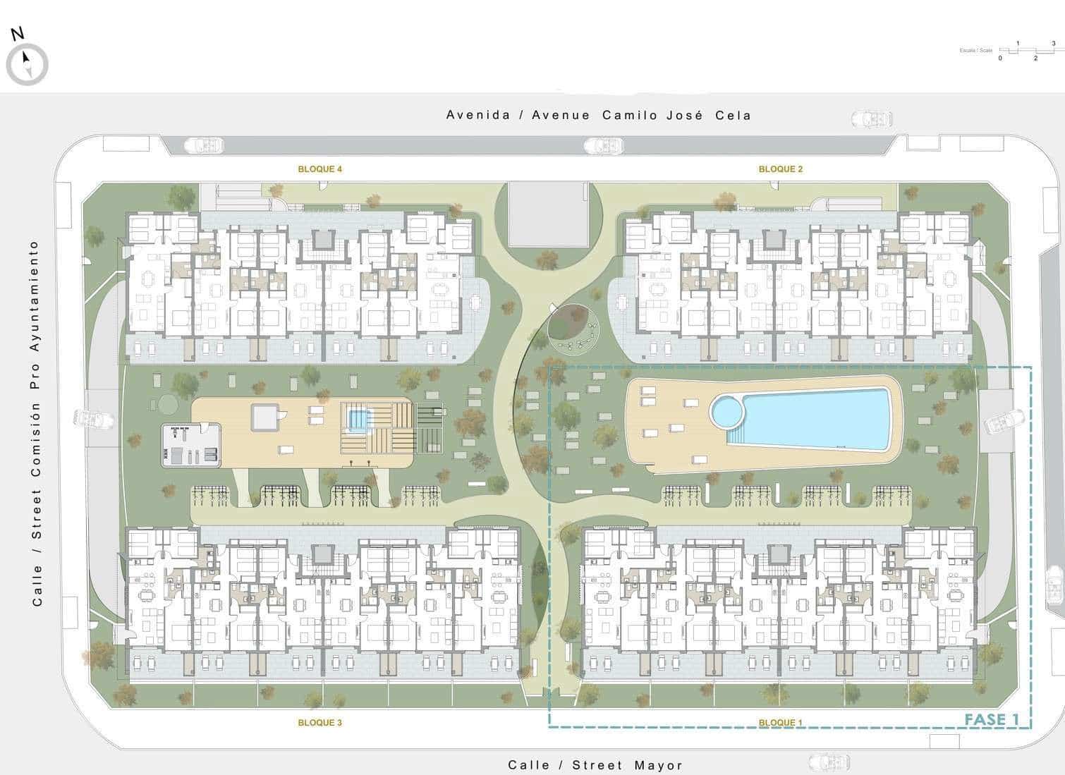 2 Zimmer Apartment zu verkaufen in Pilar de la Horadada mit Pool - 299.000 € (Ref: 9324629)